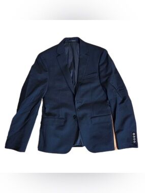 Calvin Klein Navy Blue Men's Two-Button Blazer